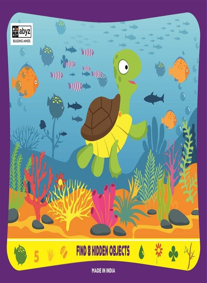 ABYZ Jigsaw Puzzle, Underwater Fish Design Wooden Jigsaw for Little Explorer, 32- Piece Wooden Puzzle with Multicolor, Birthday Gift for 36 Months - 6 Year Age Kids. - Image 1
